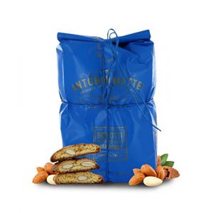Antonio Mattei Premiata Fabbrica di Biscotti Biscuits croquants aux amandes et pignons de pin - cantuccini Toscani - 500g (GOURNET, neuf)
