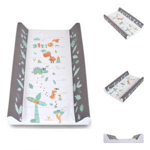 Cangaroo Matelas &agrave; langer Dino 50 x 80 cm bord lat&eacute;ral, lavable d&egrave;s la naissance, coloris:verdoyant (Babyshoppen, neuf)