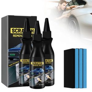 2025 Efface Rayure Voiture Car Scratch Remover, Polish Voiture Efface Rayure Profonde Voiture, Modèle Crème de réparation de Rayures de Voiture, Efface Rayures Anti-Rayures Pâte Réparation (3 Pcs) (TBLMPNE, neuf)