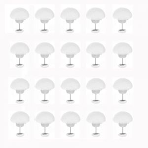 Clips de Fixation Ronds,20 PCS Clips de Fixation Anti Glisse pour Housse de Couette,Draps,Rideaux,Organisation S&egrave;che Linge et Textiles (Blanc) (Wxinsheng, neuf)