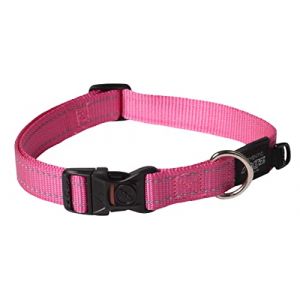Rogz Collier de Chien Utility Fanbelt r&eacute;fl&eacute;chissant, Large 1,9 cm (Miller Rock, neuf)