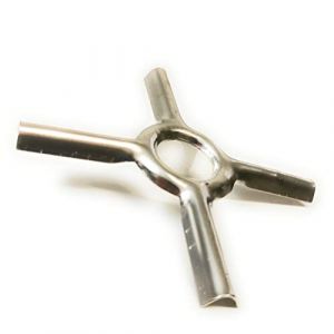 Kerafactum Embout de cuisini&egrave;re &agrave; gaz ultra l&eacute;ger de 13 cm - Support de casserole et &eacute;toile de r&eacute;duction pour r&eacute;chaud &agrave; gaz lors du camping - Embout en croix pratique sur le r&eacute;chaud de camping (Faimex_Selling, neuf)