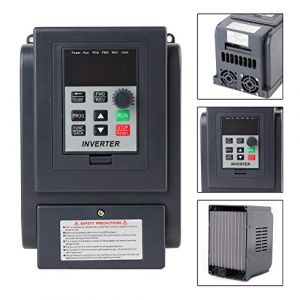 220VAC 1.5KW VFD Variateur de fréquence，monophasé 220V entrée triphasé 380V de Sortie VFD variateur de fréquence Variable Régulateur de Vitesse de Moteur Vecteur Contrôle D'Onduleur (Luccxx, neuf)