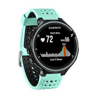 FunBand Bracelet pour Garmin Forerunner 235, Bracelet de Remplacement Silicone pour Garmin Forerunner 235/220/230/620/630/735XT/ Approach S20/S5/S6 Smartwatch (Vert Menthe&Noir) (FunBand EU Direct Store, neuf)