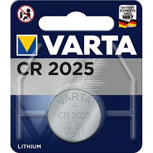 Varta CR2025 Lithium 3 V Non Rechargeable Batterie - Non Rechargeable, Button/Coin, 3 V, Batteries au Lithium (CR2025, Silver, 20 mm) (Icoza ?, neuf)