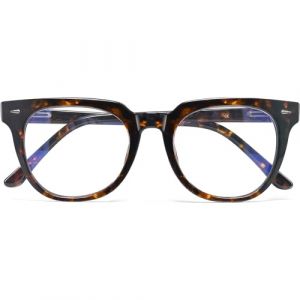 KANASTAL Lunette Femme Homme Lunettes Anti Lumière Bleue Anti Fatigue Lunettes Protection UV Unisexe Monture Léopard et Verre Transparent (kanastal, neuf)