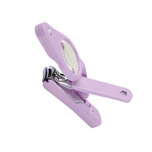FRCOLOR 1 Pc Coupe-ongles Tondeuse Pour Hommes Manucure Clous Outil Ciseaux Pinces &agrave; Sourcils &Eacute;clair&eacute; Doigt Agrafe Coupe Ongle Ongle De B&eacute;b&eacute; Bord Violet,mauve Acier Inoxydable (White Beach, neuf)