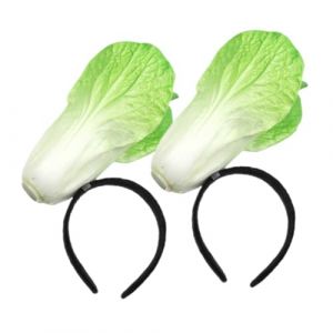 Générique Bandeau De Spa 3d En Chou Chinois, Couvre-chef À Légumes Amusants, Maquillage, Lavage Du Visage, Accessoires Pour Cheveux, Pour Femmes Et Filles, 2 Pièces (ZhiLight, neuf)