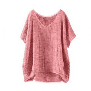 Ventes Flash en Cours Et Soldes Tee Shirt Femme Fantaisie Chemisier Coloré Chemise Ete Fluide Mousseline De Soie Col Montant Haut Blanc Coton T Oversize Ado sans Couture Chauve Souris Droit des (Uwdiohq, neuf)