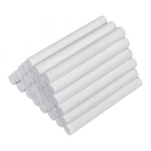 Lot de 100 b&acirc;tons de recharge pour humidificateur - M&egrave;ches en coton &agrave; haute absorption - Convient pour l'am&eacute;lioration de l'air - Pi&egrave;ce d'installation facile (TUO-tuo, neuf)