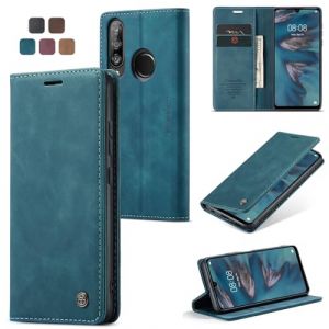 owlhold Coque Huawei P30 Lite/Nova 4e Housse Antichoc en Cuir PU Premium Fentes Cartes Etui Pochette de Portefeuille avec Fonction Support Case à Rabat pour Huawei P30 Lite/Nova 4e - Bleu Vert (owlhold, neuf)
