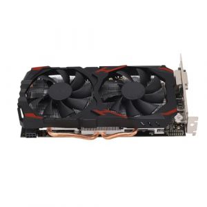 Yunir RX 580 8 Go DDR5 256 Bits pour Ordinateur de Jeu, Emplacement PCI Express 3.0 16X, Cartes Graphiques, Carte Graphique Plug and Play Silencieuse avec Deux Ventilateurs pour (580 (Wuqiek, neuf)