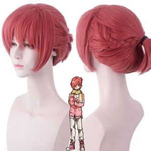 Perruque Mitsuba liée aux toilettes perruque cosplay Hanako-kun fête d'halloween Hanako kun Jibaku Shounen perruques de cheveux synthétiques + bonnet de perruque toilettes liées perruque Mitsuba 679 (good stuff A, neuf)