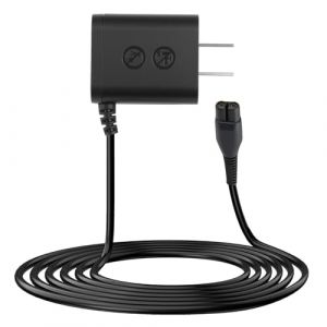 4.3V A00390 Chargeur Rasoir Adaptateur pour Philips One-Blade QP2520 QP2620 MG3720 MG3730 MG5720 MG3740 MG5730 BT3206 BT3208 BT405 RQ320 RQ350, Câble de Rasoir Électrique Cable Chargeur Tondeuse (ShiHuoXin, neuf)