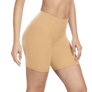 SIHOHAN Cycliste Femme sous Jupe Short sous Robe Short Cycliste Legging Court Panty Anti frottement Shorty(Beige,M) (chuangyouwl, neuf)