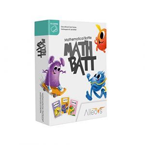 ALLEOVS Jeu Educatif Math-Batt Multiplication - 90 Cartes pour Apprendre Les Maths - Jeux de Soci&eacute;t&eacute; et Activit&eacute; pour Enfants et en Famille - Cadeau d'anniversaire, No&euml;l - 7 Ans et Plus (ALLEOVS, neuf)