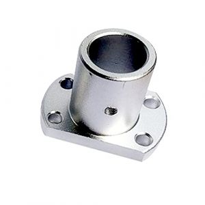 Cizihuu Support d'axe optique, Palier lisse, Alliage d'aluminium, Ovale, 20 mm, Bride, Si&egrave;ge, Base, Arbre, Guide, 2 mm d'&eacute;paisseur, Graisse compatible (eooiooy, neuf)