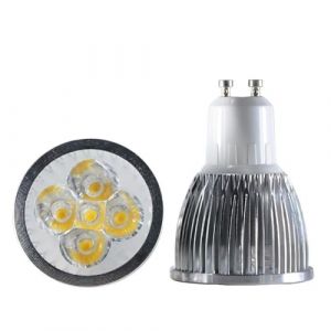 AGIPS lampes basse tension Spot LED GU10 Spot 12v 24v super 5W Aluminium Shell ampoule lampe Gu 10 basse tension 12 V 24 Volt d'&eacute;conomie d'&eacute;nergie Ampoules domestiques ( Couleur : Bianco , Taille : 12 (GuangshuishiYingshanjiaxiudianzishangwuzhongxin, neuf