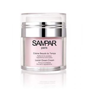 Sampar - Crème Beauté du Temps - Crème Riche Anti- âge - Soin Visage Jour et Nuit - Nourrit, Raffermit et Revitalise - Pot hygiénique airless 50ml (Parlabo Sampar, neuf)