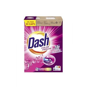 Dash® Color Fresh Caps de lessive 3 en 1 XXL Capsule I 60 lavages I Pour linge coloré I Formule 3 en 1 pour la fraîcheur, la pureté et la propreté | 1,49 kg (Mega-Paradies GmbH, neuf)