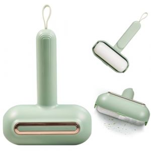 Bailtouk Rouleau Anti-Peluches avec Poign&eacute;e R&eacute;utilisable, Rouleau Adh&eacute;sif Lavable, Rouleau &agrave; Peluches pour Poils d'animaux Enlever Peluche Vetement Anti Peluche pour V&ecirc;tements, Tapis (Vert Clair) (BaiHD Store, neuf)
