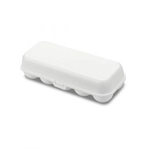 Koziol EGGS TO GO bo&icirc;te &agrave; &oelig;ufs pour | Bo&icirc;te de transport | Bo&icirc;te de rangement | Plastique biocirculaire, empilable, passe au lave-vaisselle | Cuisine, maison, camping (white, 10 &oelig;ufs) (koziol-shop, neuf)