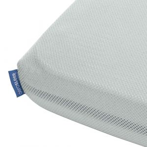 AEROSLEEP - SafeSleep Drap Housse Lit B&eacute;b&eacute; - Respiration Optimale - R&eacute;gulation de la Chaleur - Absorption de l'Humidit&eacute; - Lavable en Machine - Stone (AeroSleep, neuf)
