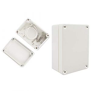 Boîte de Jonction Étanche, 2Pcs Boîte de Jonction IP65, 100 x 68 x 50 mm Boite de Derivation Étanche Exterieur, Boîte de Derivation Électrique, Boîte de Jonction en ABS, Boîte de Derivation(Blanc) (ISPAS STORE S.R.L.*, neuf)