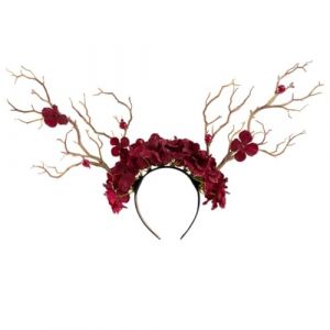 YUGSHNKFC Serre-tête en forme de branche d'arbre pour adultes, festivals, animes, déguisement, accessoire unisexe (DRAJJNPC, neuf)