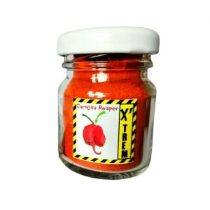 45ml x CAROLINA REAPER en POUDRE piments entiers &eacute;cras&eacute;s piment le plus fort du monde (amazseb, neuf)