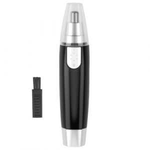 Tondeuse Nez, 3-en-1 Tondeuse Nez Oreilles Sourcils IPX7 Micro Coupe Poils et Cheveux Fonctionne sur Pile T&ecirc;tes Lavables Double Tranchant Rasoir pour Sourcil pour Hommes et Femmes (ZhiDianJiShangMao, neuf)