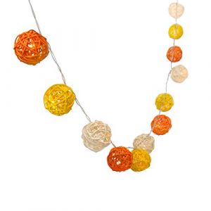 Guirlande lumineuse à piles 30 LED 3 m Jaune, orange, blanc. (GardeningWill-FR, neuf)