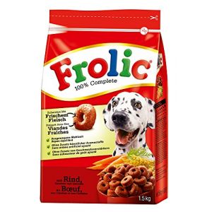 Frolic Nourriture sèche pour Chien avec bœuf, Carottes et céréales, 1 Sachet (1 x 1,5 kg) (lalp13012, neuf)