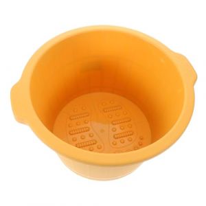 SHERCHPRY Bassin De Massage Pour Bain De Pieds Spa Masseur De Pieds Seau à Pied Pieds De Bassin Seau De Bain à Pied Bain De Pied Pour Tremper Les Pieds Vasque Plastique Jaune (Dnna Huang, neuf)