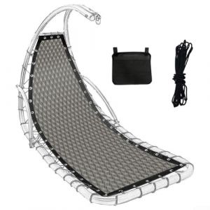 Tissu de rechange élégant pour balancelle suspendue, tissu de rechange élégant pour balancelle suspendue en textilène, parfait pour la relaxation (diamant A) (runshenghe, neuf)