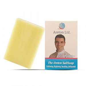 Savon exfoliant de haute qualit&eacute; au acide salicylique, acide kojique, soufre et aloe vera &ndash; nettoyant en profondeur, &eacute;claircissant et purifiant les pores (Areton Limited, neuf)