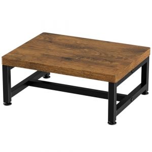 Solerconm Marche Pied en Bois, Petit Tabouret Bas, Marche Pied Enfant sécurisé, marchepied Bois antidérapant, escabeau Enfant pour Salle de Bain, Chambre et Balcon, Pratique et Stable, 1 Niveaux (Duo Cai, neuf)