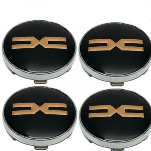 XVBFSC 4 Pi&egrave;ces Cache Moyeux pour Dacia Duster 2010-2021 2022 2023 2024 2025, Capuchon Enjoliveur Centre Roue Centre de Jante Capuchons Badge Logo Accessoires,A-56mm (ranwenmaoyiUKshop, neuf)