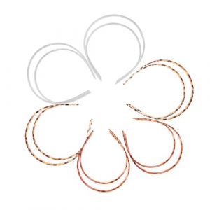 OUNONA 12pi&egrave;ces Bandeaux Pour Cheveux Forme De Dents Serre-t&ecirc;tes De Douche Accessoires De Cheveux Femme Ornement De Ornement De (Gustell, neuf)