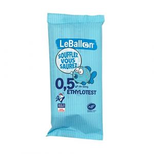 Ethylotest, alcotest, alcootest jetable - Soufflez vous saurez (Norme NF) - 0.5‰ - France, espagne, portugal, italie, allemagne, suisse, Autriche, irland, danemark, pour conducteur confirme. (100) (wanaka llc, neuf)