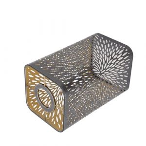 Beufee Lampe de Table Abat - Jour, Abat - Jour décoratif Moderne Abat - Jour en métal Abat - Jour en Fer forgé Abat - Jour en métal Creux sculpté Abat - Jour décoratif E27 E26 Abat - Jour de Chambre (Julianne-EU, neuf)