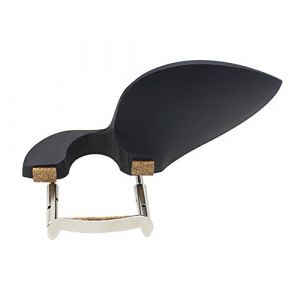 3/4 4/4 Mentonniere de violon Mentonniere en bois avec standard Support Noir (wushipeng, neuf)