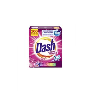 Dash Color Poudre fraîche – Lessive en poudre pour linge coloré frais et éclatant – 100 lavages (Bienfaisant, neuf)