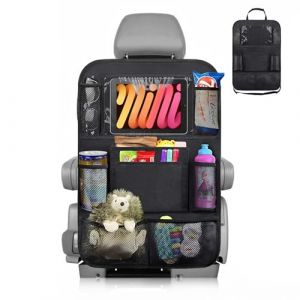 mauepersu Organisateur de Voiture, Protege Siege Voiture, Organisateur Voiture Avec Tablette,Rangement siege voiture pour Bouteilles Jouets Livres (GogReka Store, neuf)