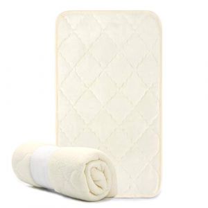Pektias Matelas à langer imperméable en fibre de bambou enroulable portable 35 x 70 cm (Pekitas, neuf)