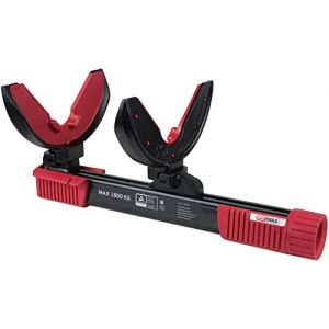 KS TOOLS 500.8625 - Kit de Compresseur de Ressort - Compresseur d&rsquo;Amortisseur Voiture - 2 Paires de Supports de Ressort Standard - se Fixe dans l&rsquo;&Eacute;tau - 6 Pi&egrave;ces Couleur (BATI AVENUE, neuf)