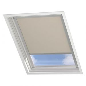 Radeco&reg; Store de fen&ecirc;tre de Toit - Occultant - Sable - Compatible avec Velux: CK04 (WINDOW-DECORATIONCOM, neuf)