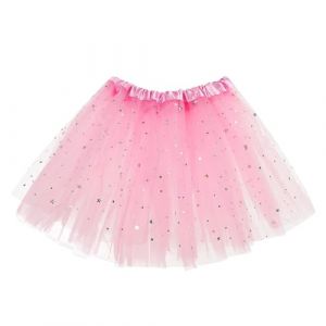 WLLHYF Jupe tutu à 3 couches en tulle à paillettes - Jupe de danse - Jupe de danse de princesse - Tutu de fête festive - Costume pour filles et femmes - Pour tout-petits, bébés, Noël, anniversaire, (Trust she, neuf)