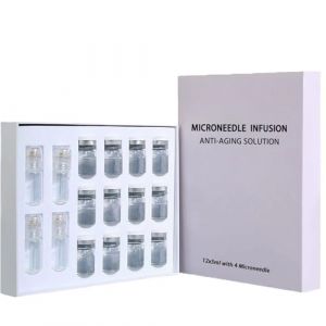 Système de micro-perfusion de Seranova pour le visage, micro-aiguille kit de perfusion se resserrant la peau, sérum de soins de la peau le resserrement et le visage et le cou contient (C) (maoningdian, neuf)