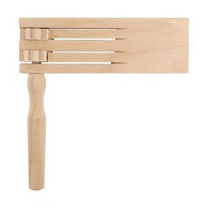 Jouets De Fête à Cliquet en Bois, Baton De Pluie Bébé Crecelle, Tambourin en Bois pour Fête, Match De Foot, événement en-fants, Accessoire Musical Portable pour Adulte Et Enfant,15cm (shenhue, neuf)